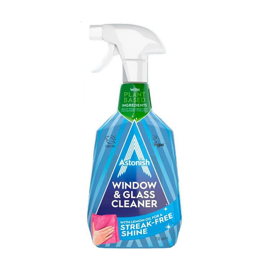 Засіб для миття вікон та скла Astonish Window &amp; Glass Cleaner, 750 мл